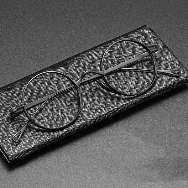 Vintage Pure Titanium Round Glasses Frame
